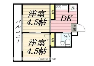 メゾンドタチバナ【4階】の間取り