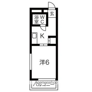 ヤングヴィレッジ【4階】の間取り