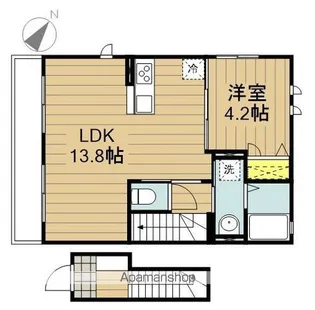 ウィステリア【203号室】の間取り