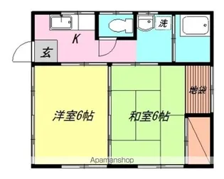 山梨県富士吉田市新西原2丁目【一戸建】の間取り