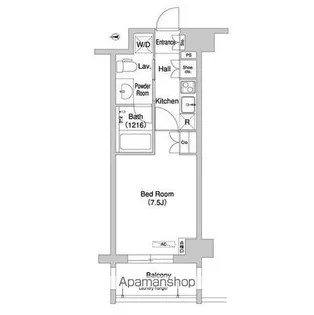 コンフォリア下北沢【5階】の間取り