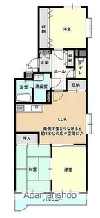 セザール喜多山【4階】の間取り