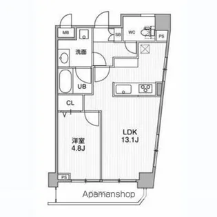 ミリアレジデンス上池袋Ⅱ【10階】の間取り