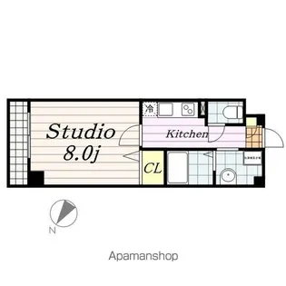 アプレンデール【4階】の間取り