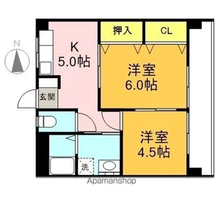 メゾン川崎【502号室】の間取り