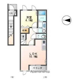 コンフォート レジデンス【2階】の間取り