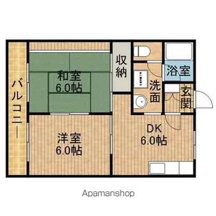 アルバⅡ【3階】の間取り