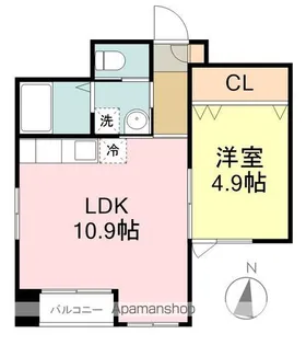 CORSO S 2613【7階】の間取り