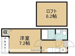 ドゥマンベルⅢ【203号室】の間取り