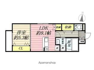 LA・LA【3階】の間取り