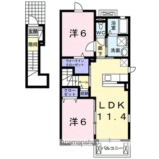 レジデンス・ネオⅢ【2階】の間取り