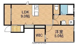 LOTUS八幡【1階】の間取り