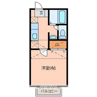 セレーノ蒲町【2階】の間取り