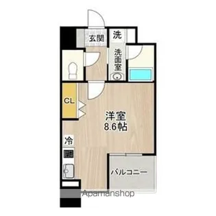 CITY SPIRE 名古屋大須【3階】の間取り