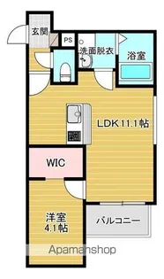 CRECIA和白東Ⅲ【2階】の間取り