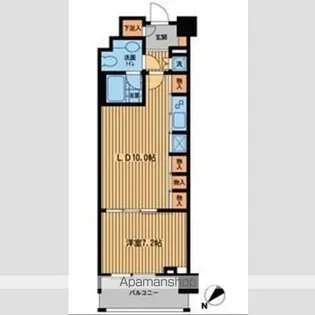 プライムアーバン日本橋横山町【11階】の間取り