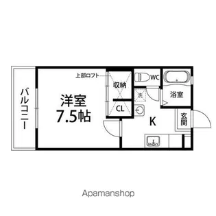 エミネンスA【206号室】の間取り