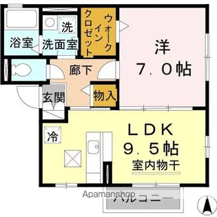 コンサージュ【1階】の間取り