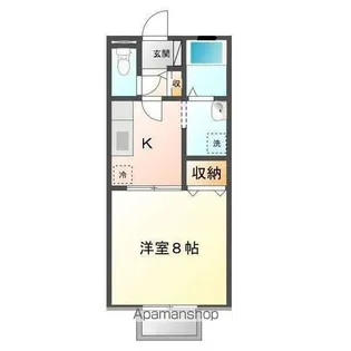 メゾンドヴェールA【2階】の間取り