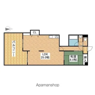 シャトレ北山【217号室】の間取り