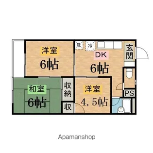 グリーンハイム聖蹟【2階】の間取り