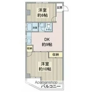 富善ビル【2階】の間取り