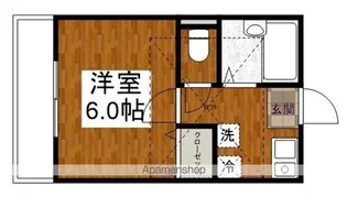 EXCEL南大塚【206号室】の間取り