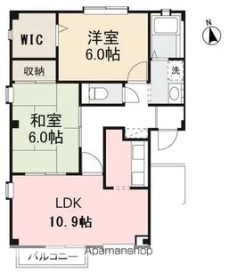 メゾン・ド・クレアA棟【2階】の間取り