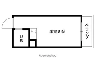 サンウィング桂【212号室】の間取り