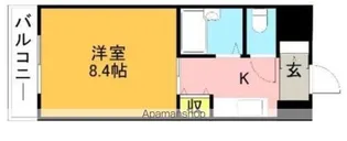 TK大濠ドミトリー【3階】の間取り