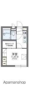レオパレス天神【202号室】の間取り