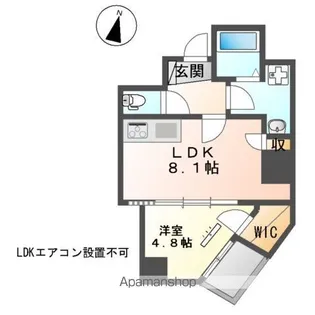桜FLAG【8階】の間取り