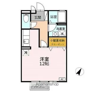 ルミエール【208号室】の間取り