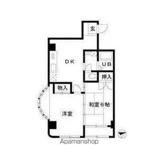 冨士山ビル【3階】の間取り