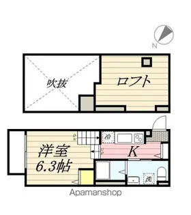 REA【2階】の間取り