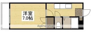 ツインズ土田 B【2階】の間取り