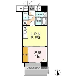 COSMO CITY【4階】の間取り