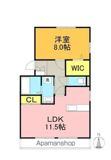フォルトゥーナⅠ【3階】の間取り