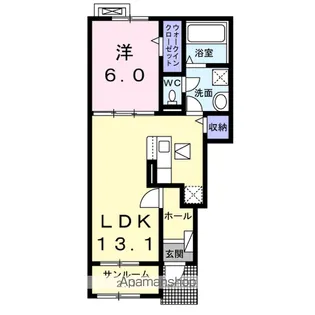 グリーン コンフォート【1階】の間取り