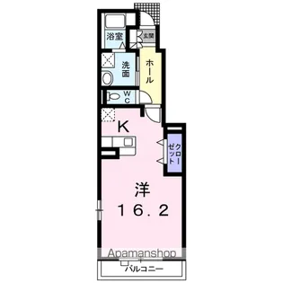 ラフレシール・K【103号室】の間取り