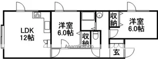 エルピスハウス【1階】の間取り