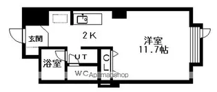 藤井ビルひばりが丘【817号室】の間取り