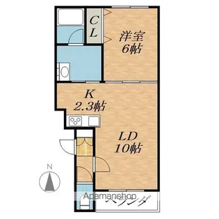 BULLION(ブリオン)【2階】の間取り