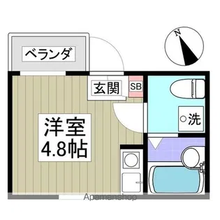 EsCASA亀戸【2階】の間取り
