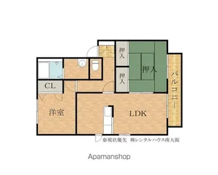 大町ガーデンライフ【1階】の間取り