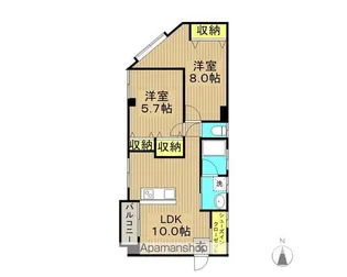 TMソレーユⅡ【2階】の間取り