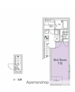 ガーデンテラス四ツ谷【2階】の間取り