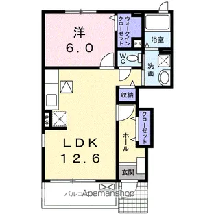 メゾン ド アヤ【1階】の間取り