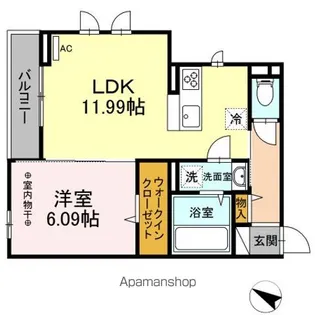 プラシードK【3階】の間取り