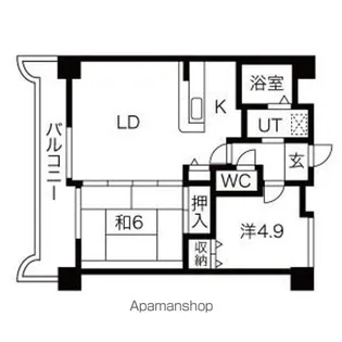 スプリングヒルズIII【1階】の間取り